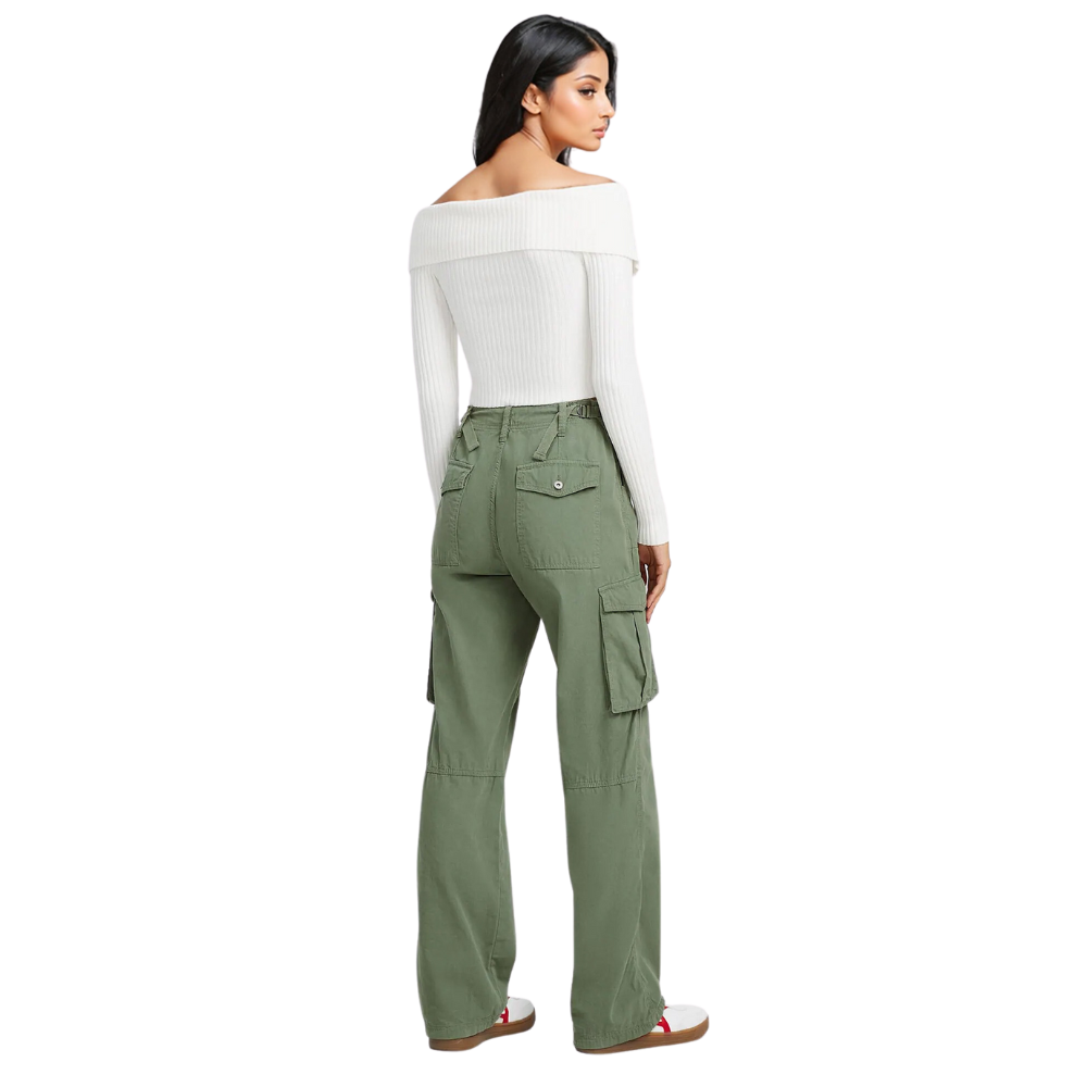 Pantaloni cargo regolabili